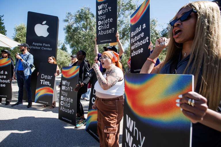 Cupertino: Child safety advocates disrupt Apple developers conference