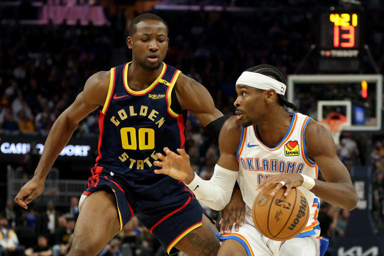 Shea Gilges-Alexander scored 35 points after Jalen Williams was injured and the Thunder beat the Warriors 105-101 in the absence of Stephen Curry