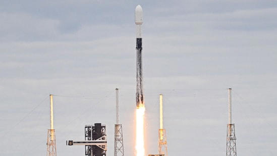 Elon Musk’s SpaceX launched ISRO’s communications satellite GSAT-N2 into space on Tuesday, and Trump appeared to attend the launch