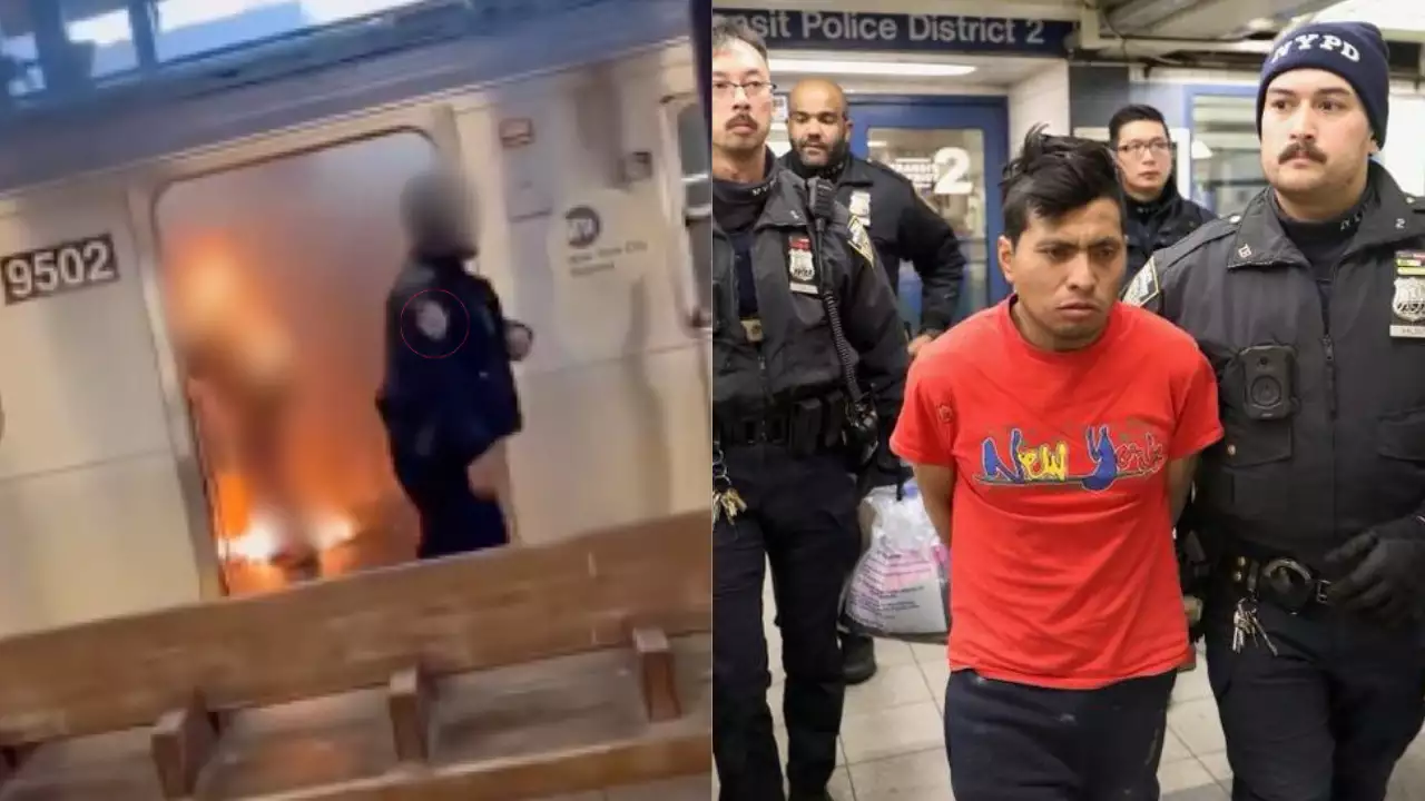 Guatemalan migrants set fire to the body of a sleeping woman on a Brooklyn subway train, killing her and leaving no witnesses to help