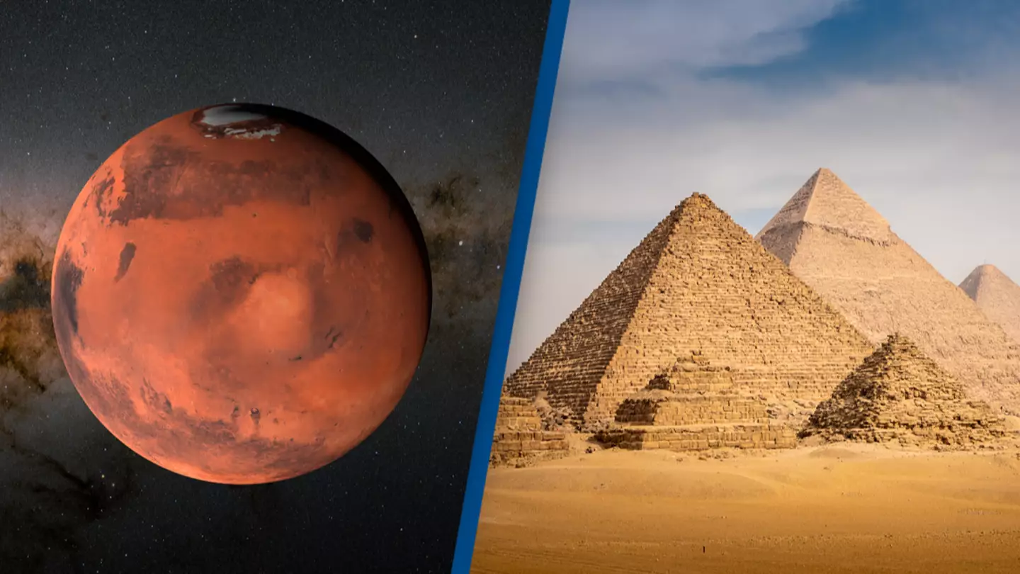 Any signs of life? Classified CIA experiments claim that life does exist on Mars and that they built pyramids