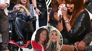 Wendy Williams, who is suffering from dementia, appeared at her son’s graduation in a wheelchair and wept over her claim of “incapacity.